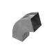 Zinc Square Downpipe Bend - 72 Degree x 80mm x 80mm