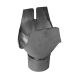 Zinc Large Half Round Gutter Swiss Outlet - 80mm