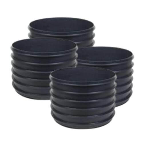 Floplast Inspection Chamber Riser - 235Mm Depth X 450Mm Diameter - Pack Of 4
