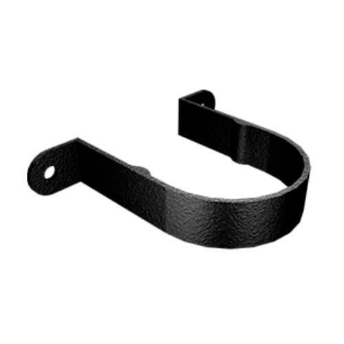 Cast Aluminium Round Downpipe Clip - 63mm x 30mm Black