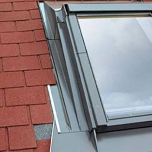 Pitched Roof Window Flashing For Tiles andamp; Profiled Sheeting 45mm Depth - 660mm x 1180mm