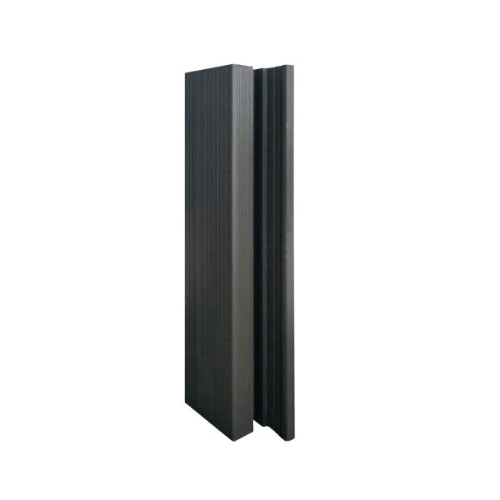 Composite Slatted Cladding External Corner - 56mm x 49.5mm x 3.6mtr Charcoal