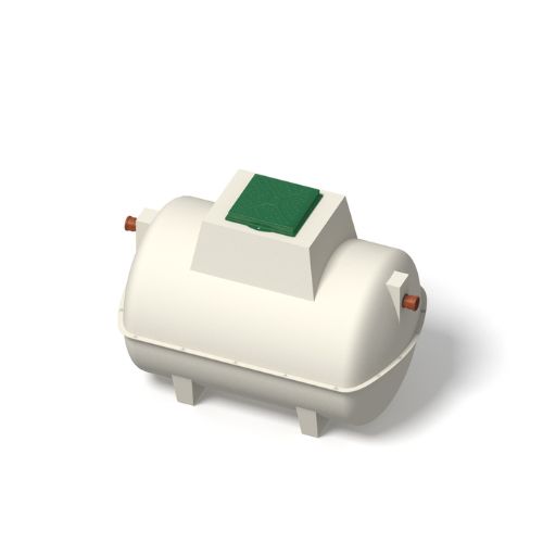 Marsh ENSIGN 6 Person Sewage Treatment Plant with 250mm Riser andamp; 200mm AVR Unit - Gravity Outlet