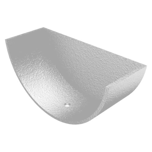 Arp Cast Aluminium Half Round Gutter External Stopend - 125Mm Ppc