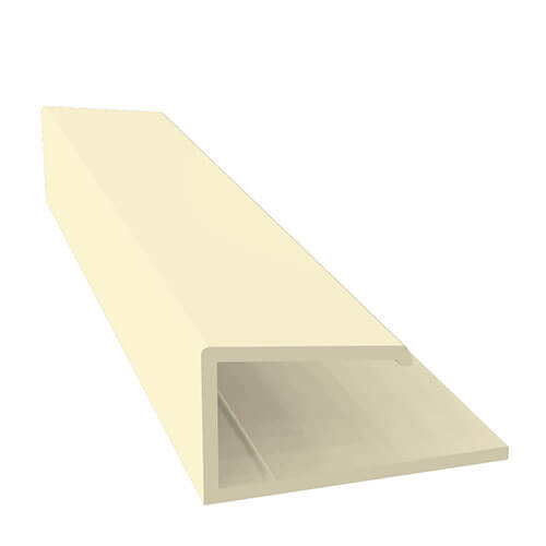 Weatherboard Cladding Universal Edge Trim - 3mtr Pale Gold