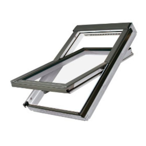 Polyurethane Centre Pivot Roof Window - 780mm x 1180mm White