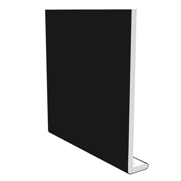 175mm Black Smooth Fascia Capping Board - 10mm x 5mtr - Pack of 2