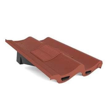 Tile Vent Double Pantile - Antique Red
