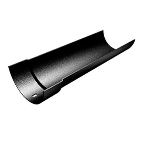 Arp Black Cast Aluminium Half Round Gutter - 114Mm X 1.8Mtr