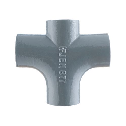 Halifax Cast Iron Drainage Double Rad Curve Branch - 88 Degree x 100mm and 100mm