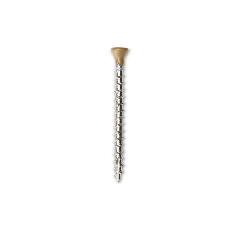 Composite Decking/Cladding Colour Coded Screw - 40mm Natural Oak - Pack of 50