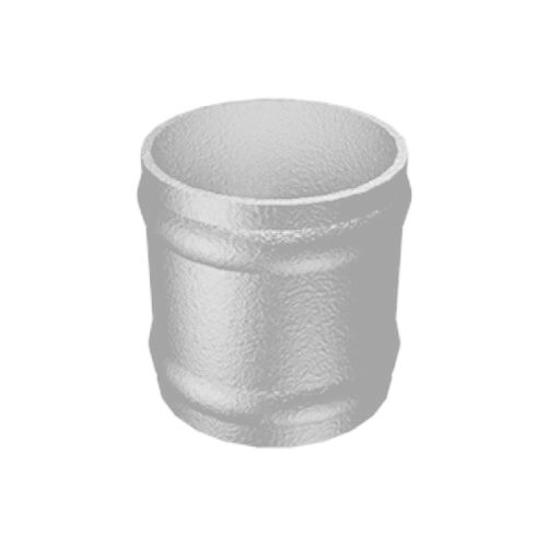 Cast Aluminium Round Downpipe Loose Collar Non-Eared - 63mm PPC
