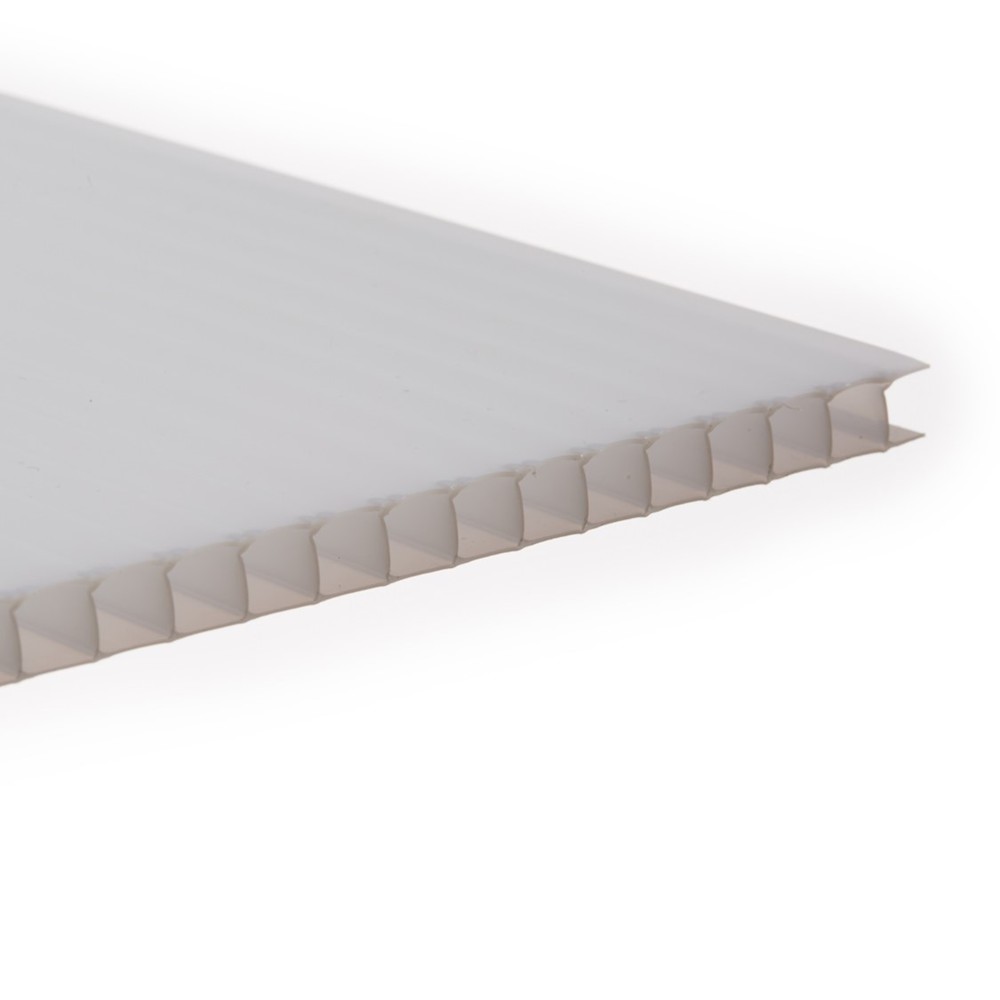 PolyX Polycarbonate Sheet Twinwall - 10mm x 1200mm x 2mtr Opal