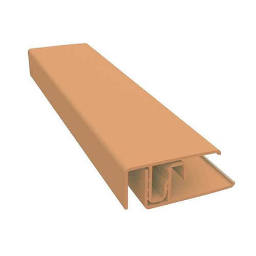 Foresta Wood Effect Cladding Two-Part Lacquered Aluminium Edge Trim - 3mtr For Red Cedar andamp; Siberian Larch