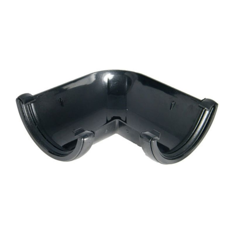 FloPlast Cast Iron Effect Half Round Gutter Angle - 90 Degree x 112mm
