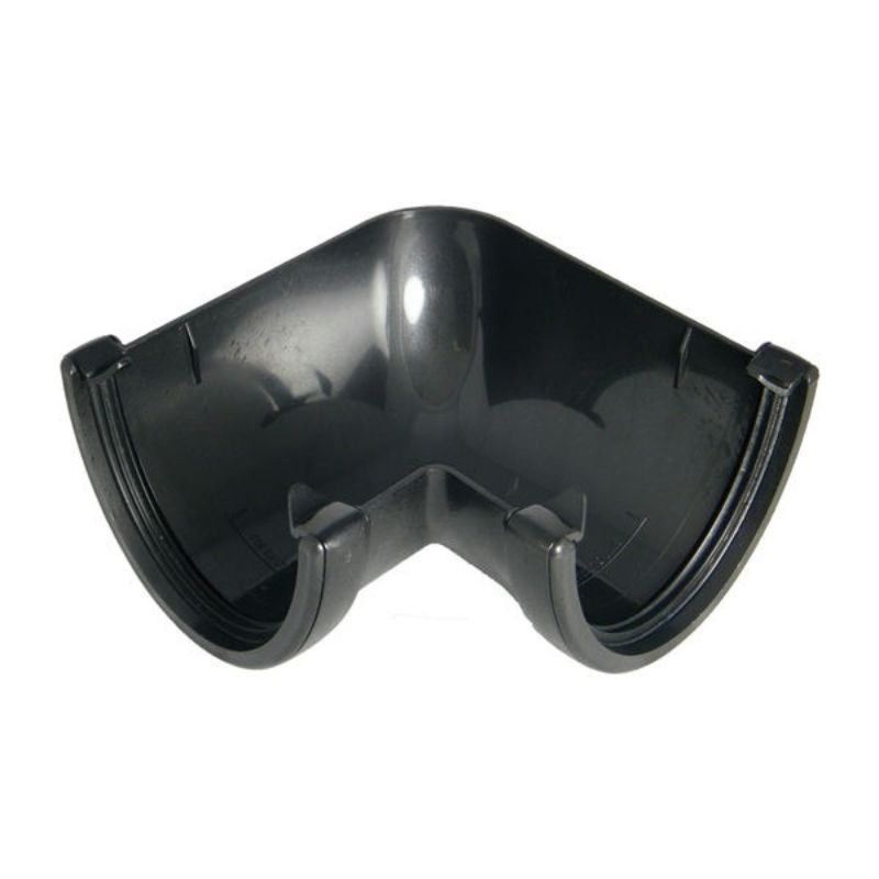 FloPlast Cast Iron Effect Deepflow/ Hi-Cap Gutter Angle - 90 Degree x 115mm