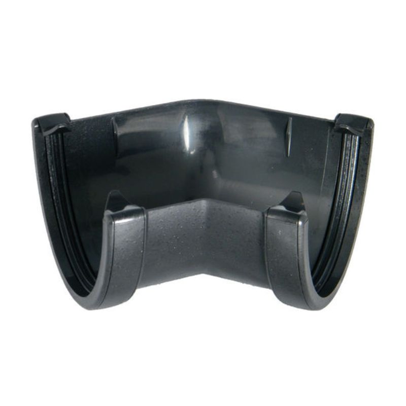 FloPlast Cast Iron Effect Deepflow/ Hi-Cap Gutter Angle - 135 Degree x 115mm