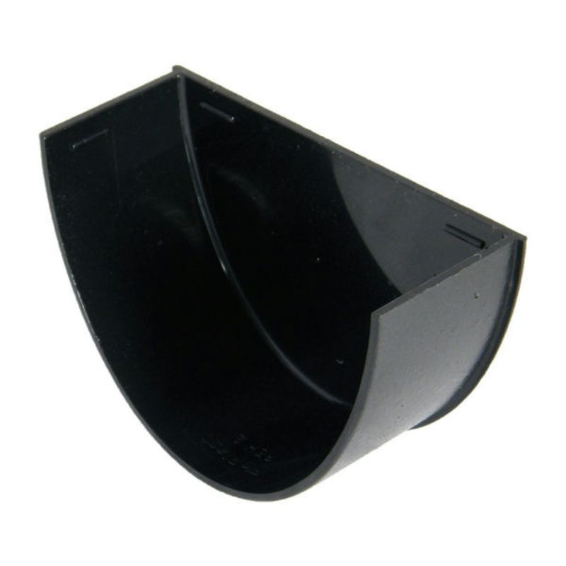 FloPlast Cast Iron Effect Deepflow/ Hi-Cap Gutter Internal Stopend - 115mm x 75mm