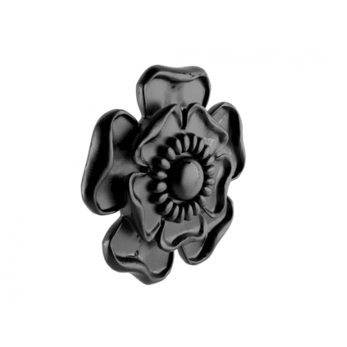 Arp Black Aluminium Gutter Motif Rose