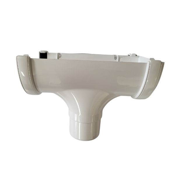 FloPlast Industrial/ Xtraflo Gutter Stopend Outlet - 170mm White