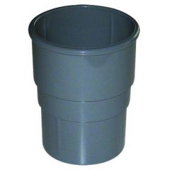 Floplast Grey Mini Gutter Downpipe Socket - 50Mm