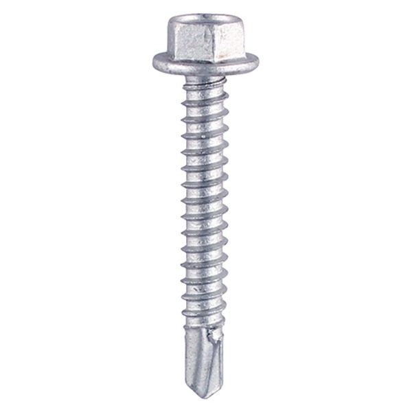 Light 12G (5.5Mm) X 38Mm - Self Drilling Screw Hexagon Section - Bag Of 150