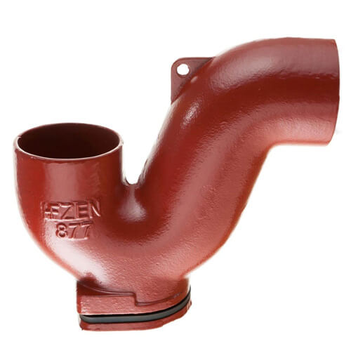 Cast Iron Halifax Soil P Trap Gully with Access Door - 150mm