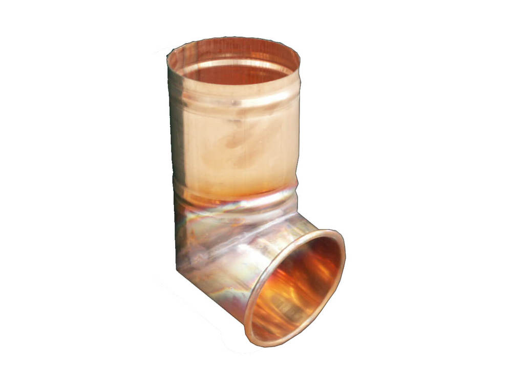 Coppa Gutta Copper Large Round Downpipe Shoe - 100Mm