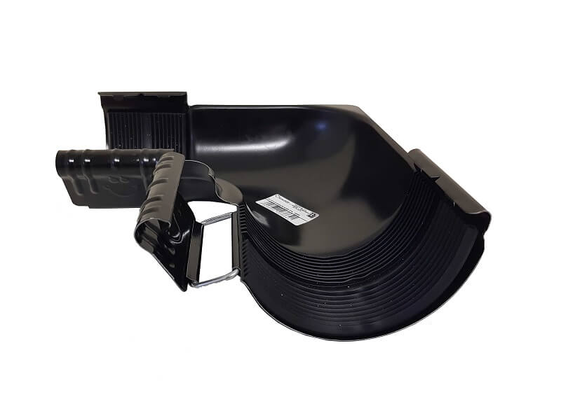 Steel Gutter Internal Angle - 90 Degree x 120mm Black