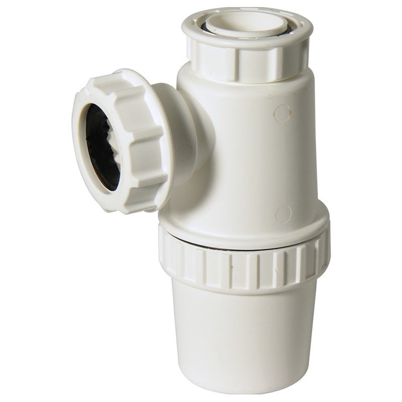 FloPlast Bottle Trap Anti-Syphon - 32mm White