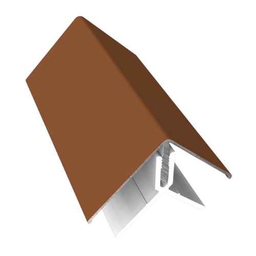 Naturale Cladding Two-Part Aluminium Corner Trim - 3mtr For Siberian Larch - Pack of 2