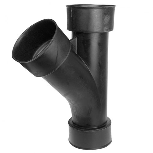 Pbsl Group Black Twinwall Drainage Junction - 45 Degree X 150Mm X 150Mm