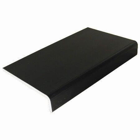 200mm Black Ash Woodgrain Fascia Capping Board - 9mm x 5mtr