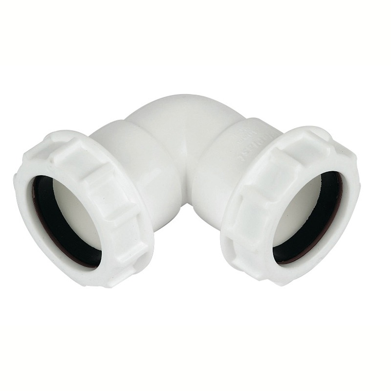 FloPlast Multi Fit Compression Waste Bend - 90 Degree x 32mm