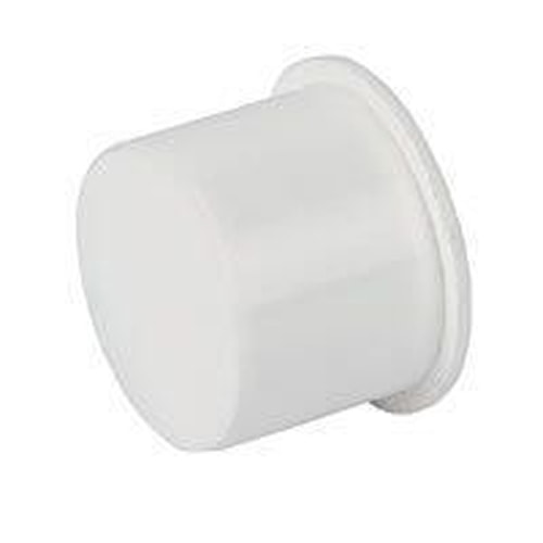 Floplast White Push Fit Waste Socket Plug - 40Mm