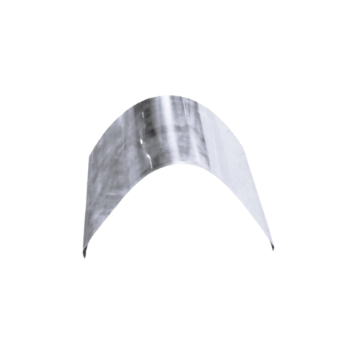 Zinc Curved / Half Round Roof Ridge - 230mm Side x 2.4mtr