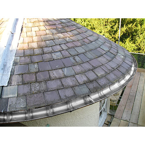 Zinc Large Box Gutter Radius - Price Per Linear Meter