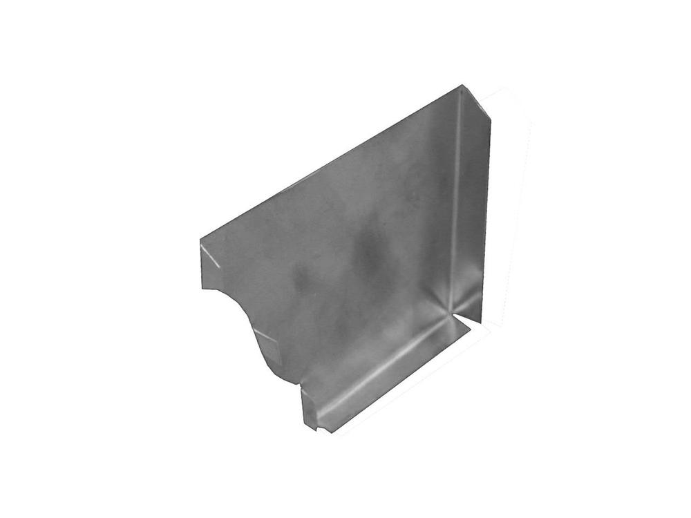Zinc Large Ogee Gutter Left Stop End - 145mm