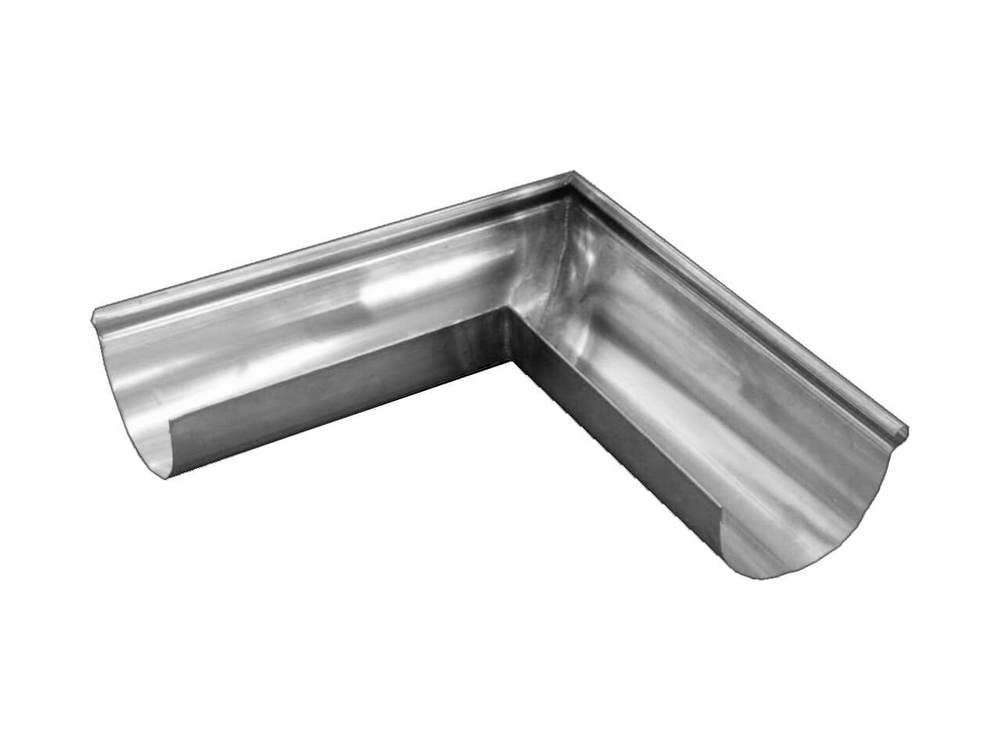 Zinc Half Round Gutter External Corner - 135 Degree x 125mm