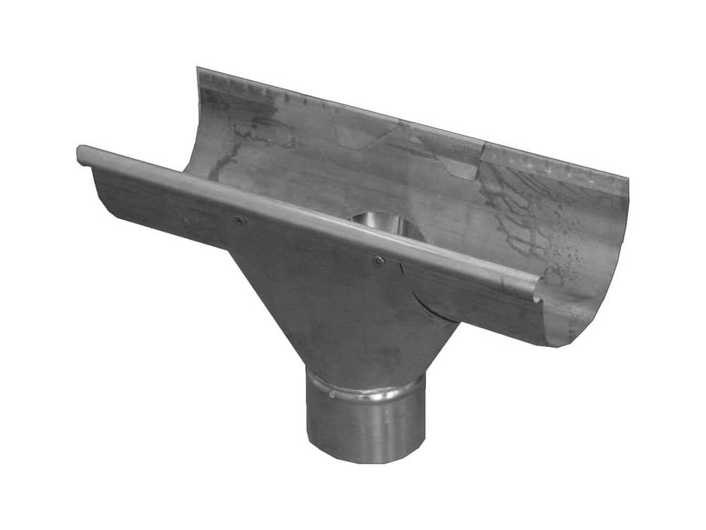 Coppa Gutta Zinc Half Round Gutter Running Swiss Outlet To 80Mm