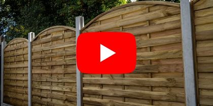 How to Install a Timber Fence (Video)