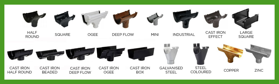 Range of gutters